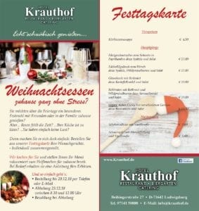 Weihnachtsaktion 2018 im Krauthof